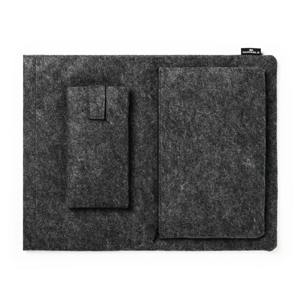 Durable Zestaw etui na laptopa, telefon i akcesoria EFFECT 16,4'' Antracytowy