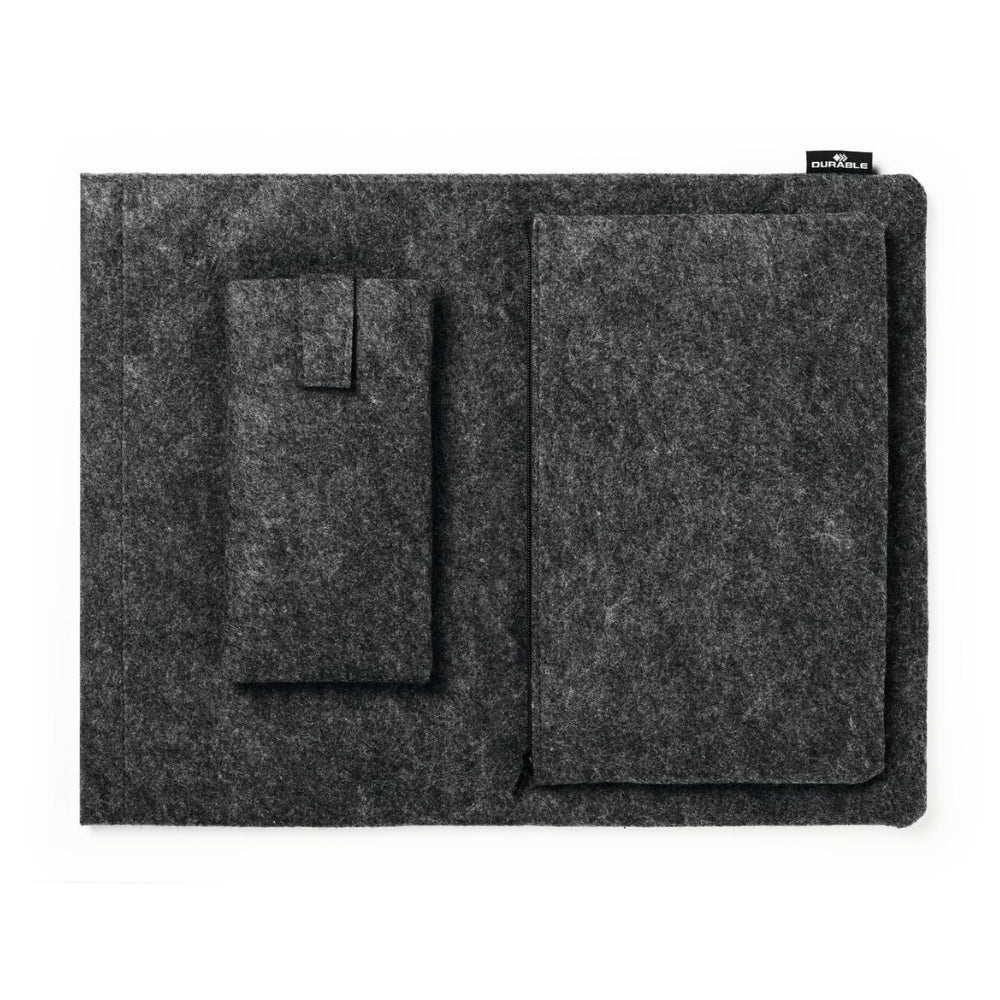 Durable Zestaw etui na laptopa, telefon i akcesoria EFFECT 16,4'' Antracytowy