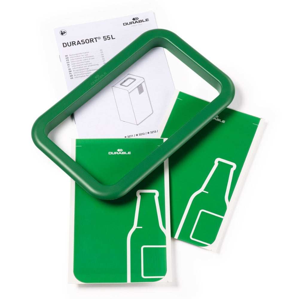Durable Pojemnik do recyklingu DURASORT® 55L szkło