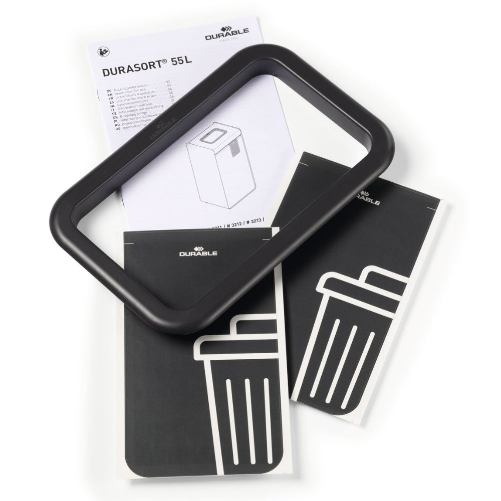 Durable Pojemnik do recyklingu DURASORT® 55L odpady zmieszane