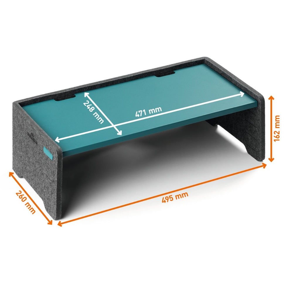 Durable Podstawa pod monitor Effect Ciemnozielona