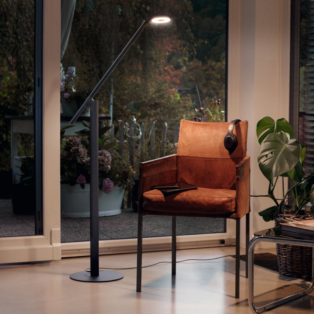 Durable Lampa podłogowa LUCTRA® FLOOR LITE Czarny