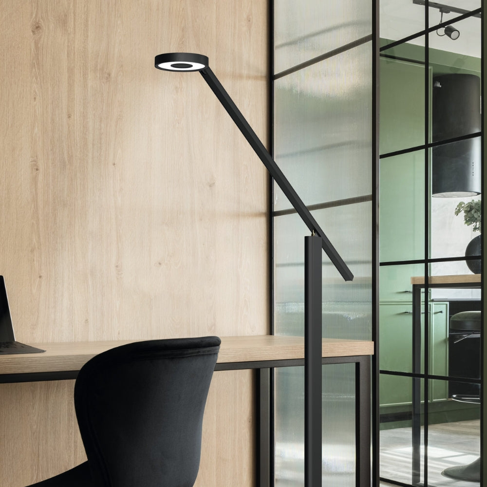 Durable Lampa podłogowa LUCTRA® FLOOR LITE Czarny
