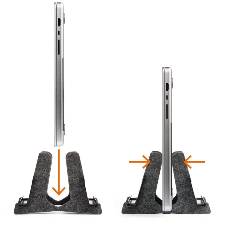 Durable Podstawka pod laptop/tablet VERTICAL EFFECT Antracytowy