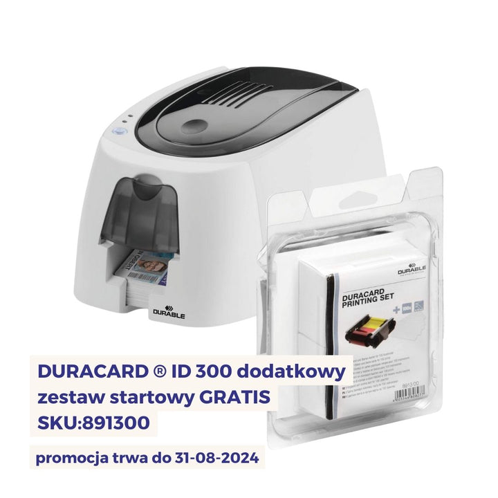 Drukarka do legitymacji szkolnych i do drukowania kart plastikowych Duracard Id 300