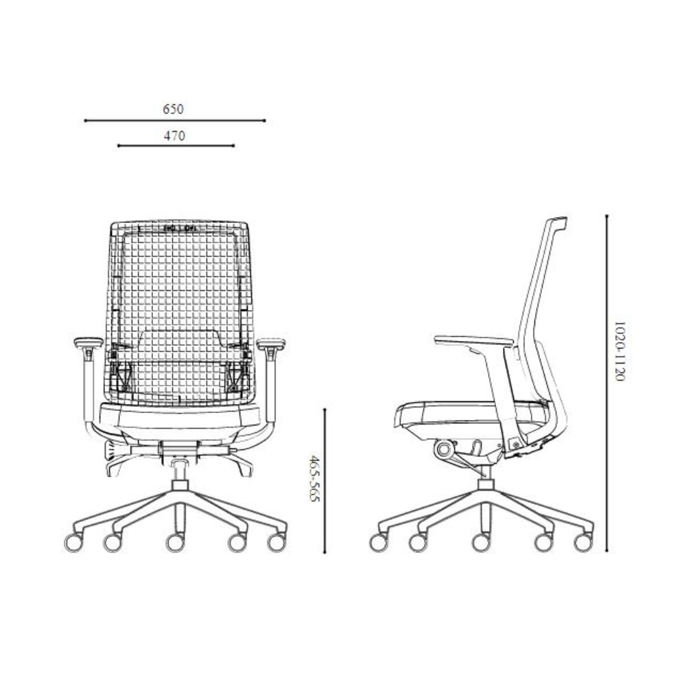 ELZAP Fotel ergonomiczny Deeo DFG 401B
