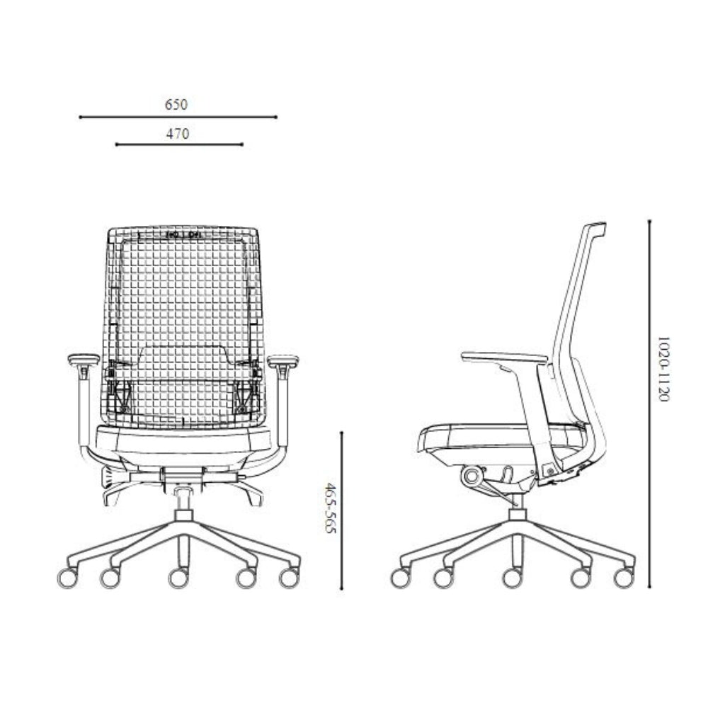 ELZAP Fotel ergonomiczny Deeo DFG 401W