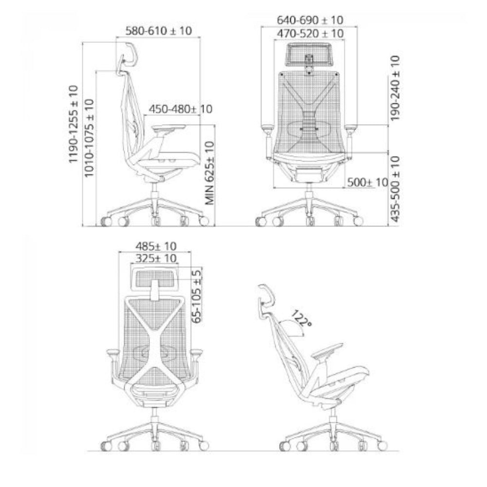 ELZAP Fotel ergonomiczny Sitmatic ZSM 100WA