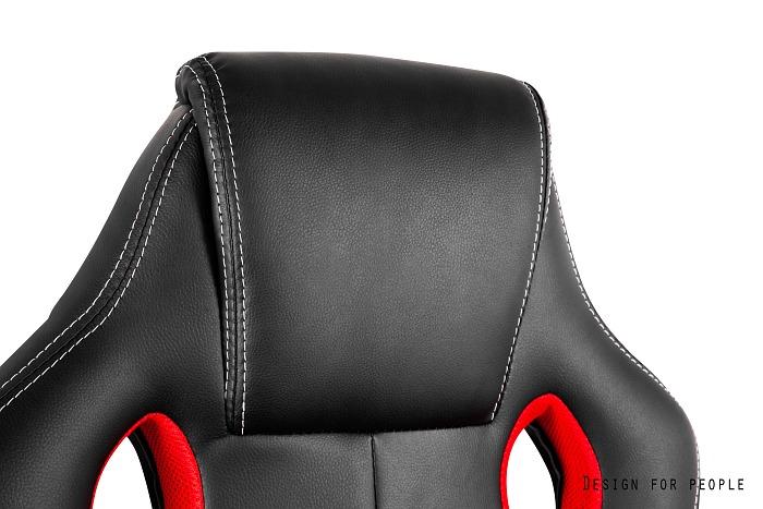 Unique Fotel Gamingowy Dynamiq V7 czarny-czerwony