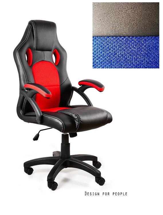 Unique Fotel Gamingowy Dynamiq V7 czarno-niebieski