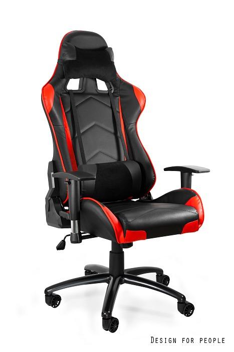 Unique Fotel Gamingowy Dynamiq V5 czarny-czerwony