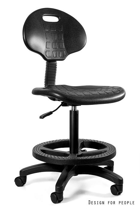 UNIQUE Krzesło medyczne Halcon Czarne