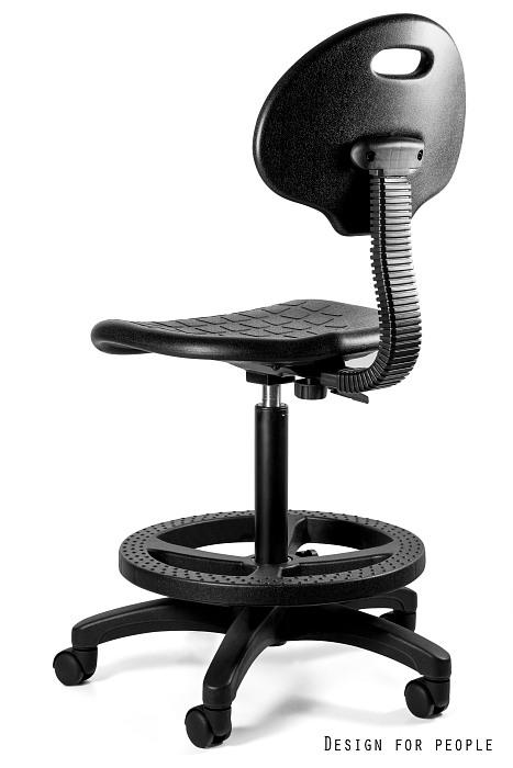 UNIQUE Krzesło medyczne Halcon Czarne