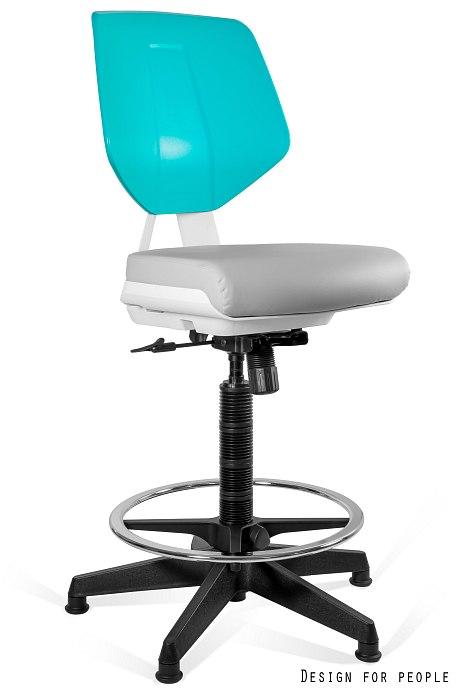 UNIQUE Krzesło medyczne Kaden Grey/Green