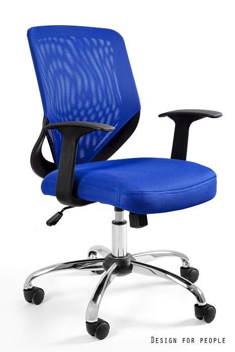 UNIQUE Fotel biurowy MOBI Niebieski