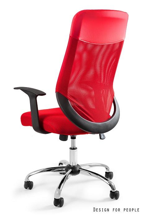 UNIQUE Fotel biurowy MOBI PLUS Czerwony