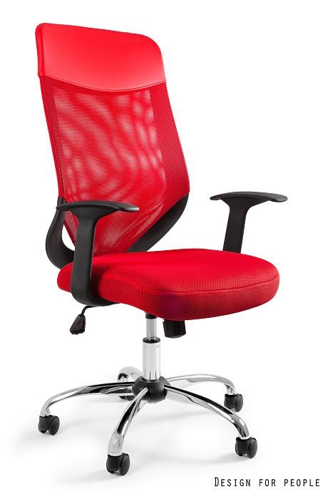 UNIQUE Fotel biurowy MOBI PLUS Czerwony