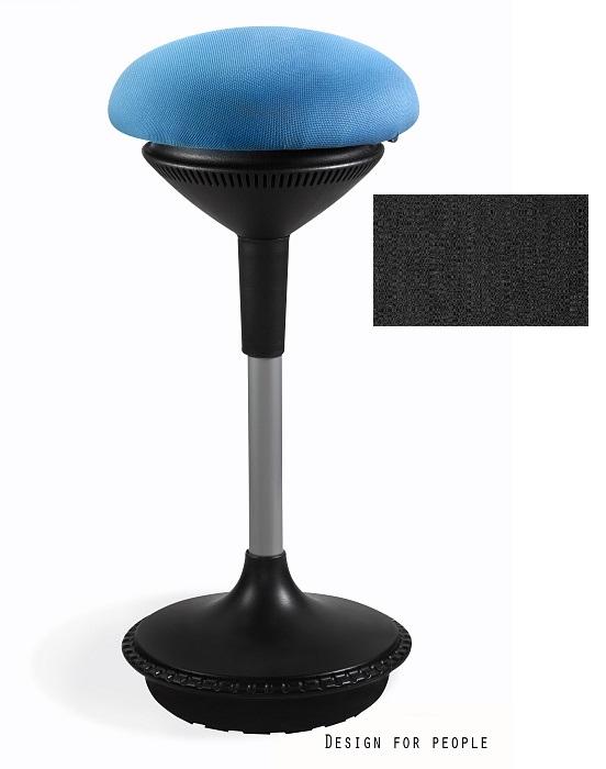 UNIQUE Stołek balansujący Krzesło SITOOL 304 Czarne