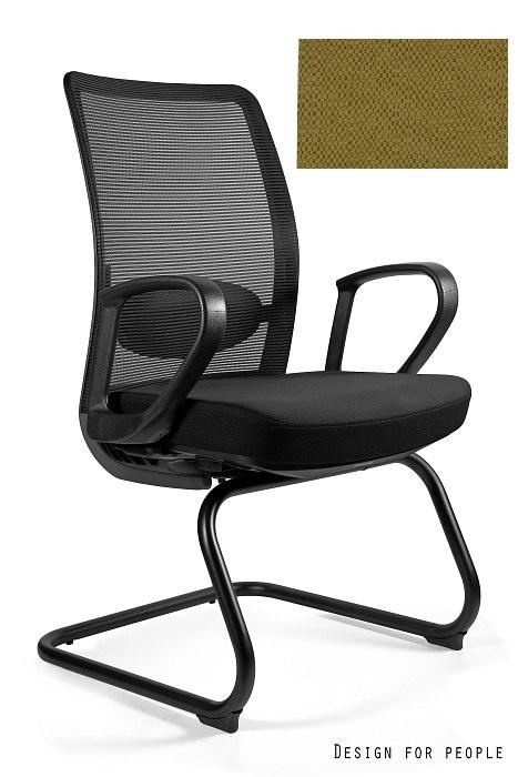 UNIQUE Krzesło biurowe ANGGUN SKID Khaki