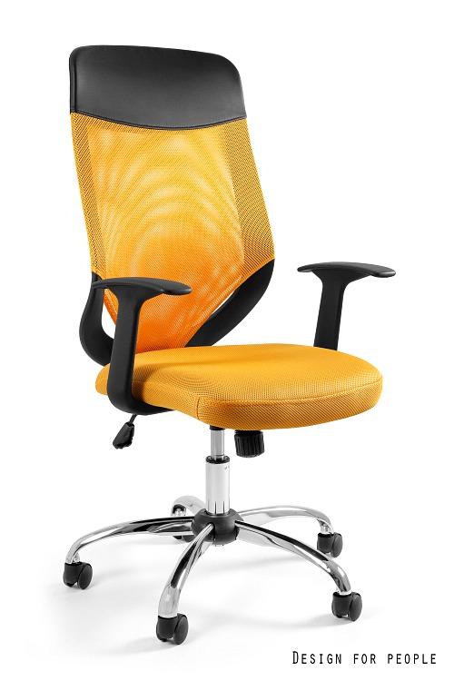 UNIQUE Fotel biurowy MOBI PLUS Żółty