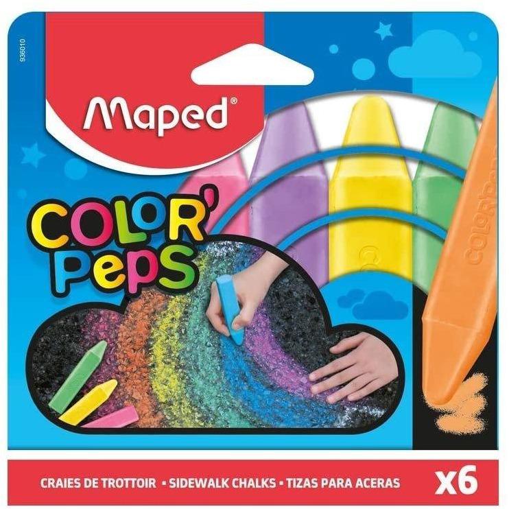 Maped Kreda chodnikowa Colorpeps 6 kolorów