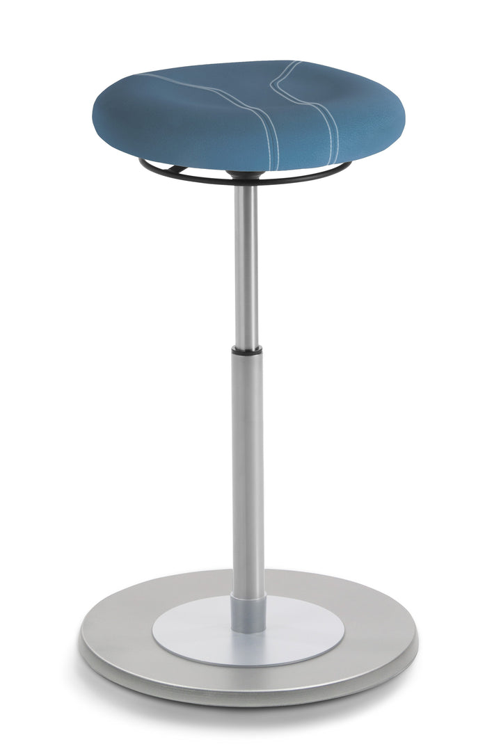 Mayer MyErgosit Taboret Krzesło Stołek balansujący płaski 54-79cm podstawa srebrna 1110 EF