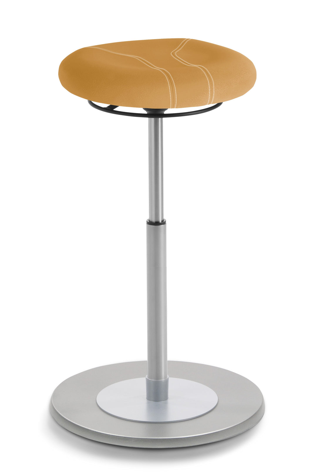 Mayer MyErgosit Taboret Krzesło Stołek balansujący płaski 54-79cm podstawa srebrna 1110 EF