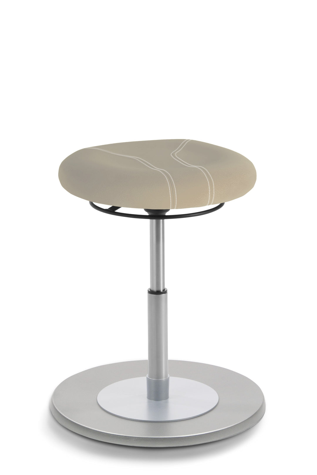 Mayer MyErgosit Taboret Krzesło Stołek balansujący płaski 37-50cm podstawa srebrna 1111 EF
