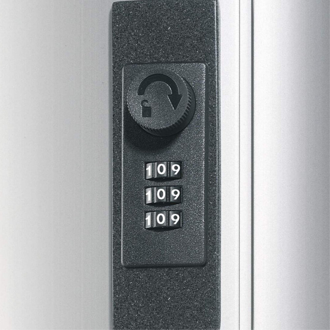 Durable Key Box Code 36 skrzynka na klucze z zamkiem szyfrowym srebrna