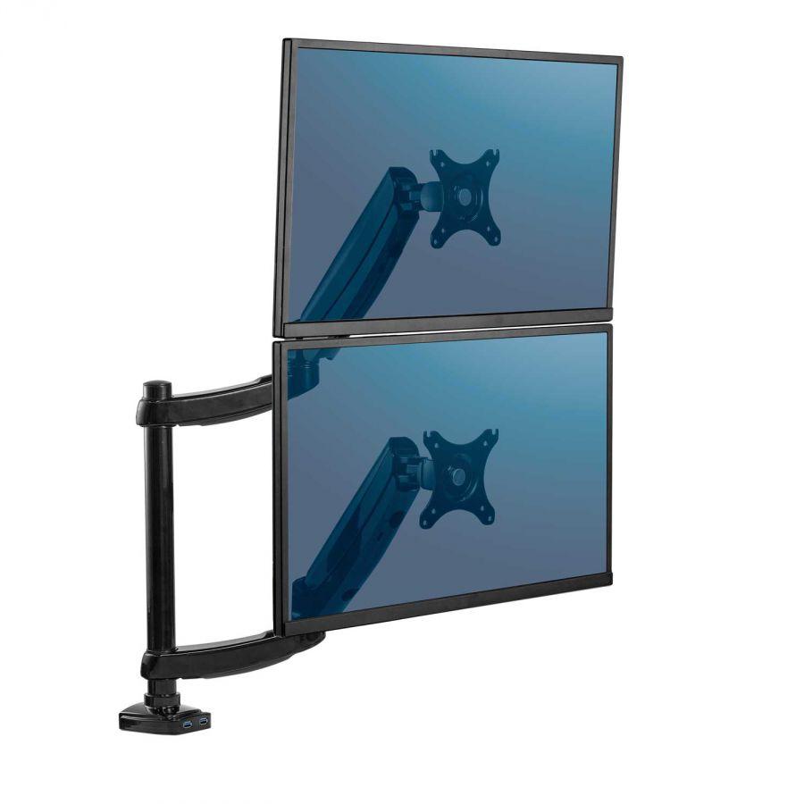 Fellowes Ramię na 2 monitory pionowe Platinum Series™