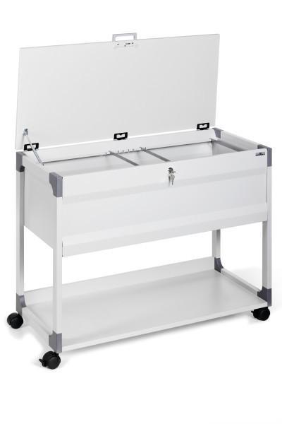 Durable Wózek na teczki z pokrywą System file trolley 100 (6785445200049)