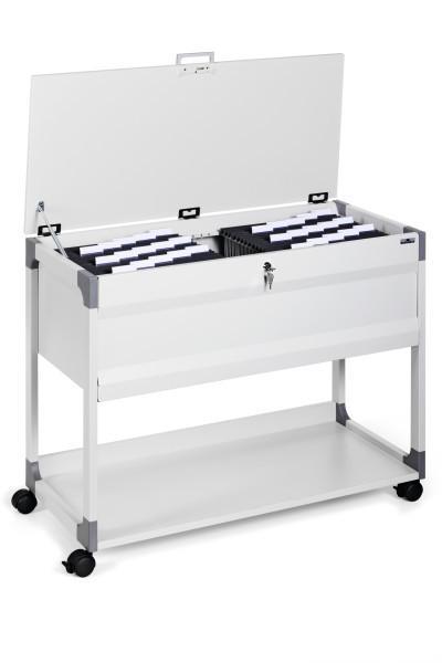 Durable Wózek na teczki z pokrywą System file trolley 100 (6785445200049)