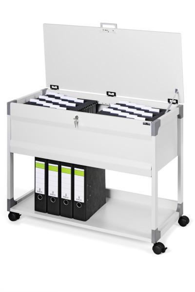 Durable Wózek na teczki z pokrywą System file trolley 100 (6785445200049)