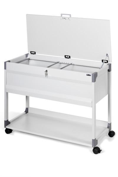 Durable Wózek na teczki z pokrywą System file trolley 100 (6785445200049)