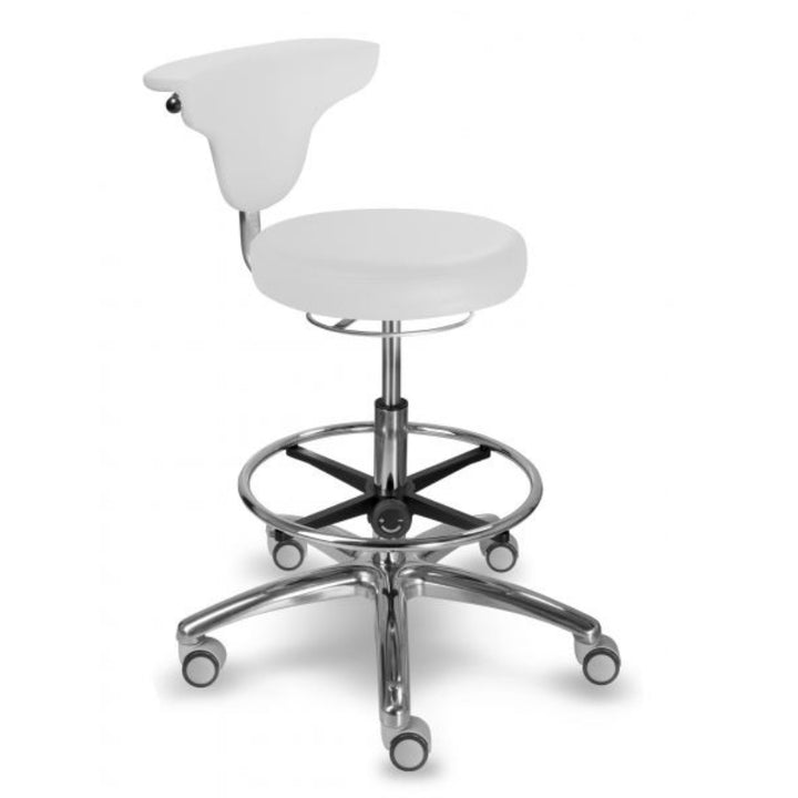Mayer Medi  Krzesło z oparciem obrotowym 360 °C i podnóżkiem warianty tkanin