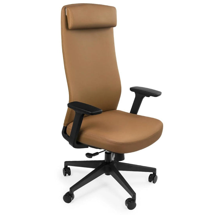 Spacetronik Fotel ergonomiczny HAVARD-02 brązowy