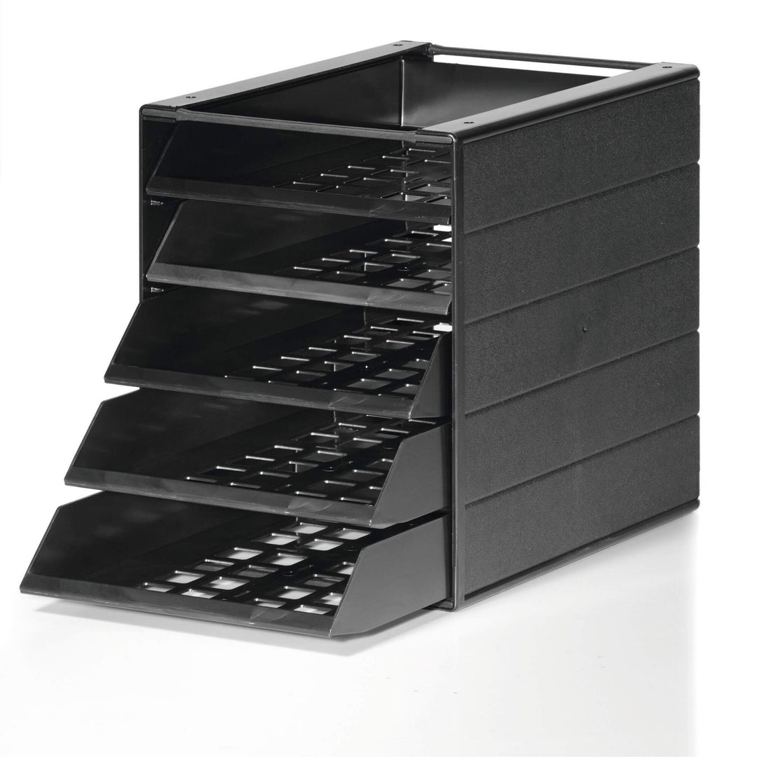 Durable Idealbox Basic sorter pojemnik na dokumenty 5 szuflad antracyt