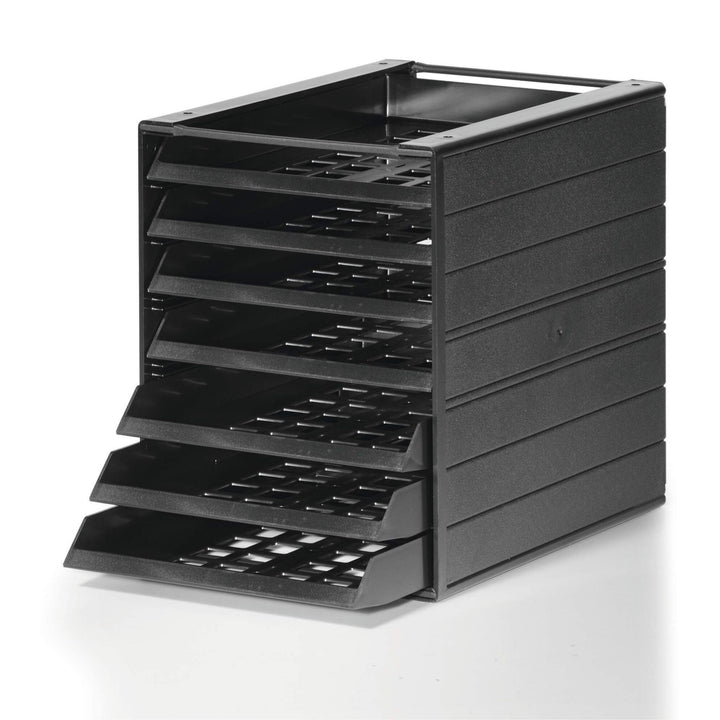 Durable Idealbox Basic Pojemnik na dokumenty 7 szuflad antracyt