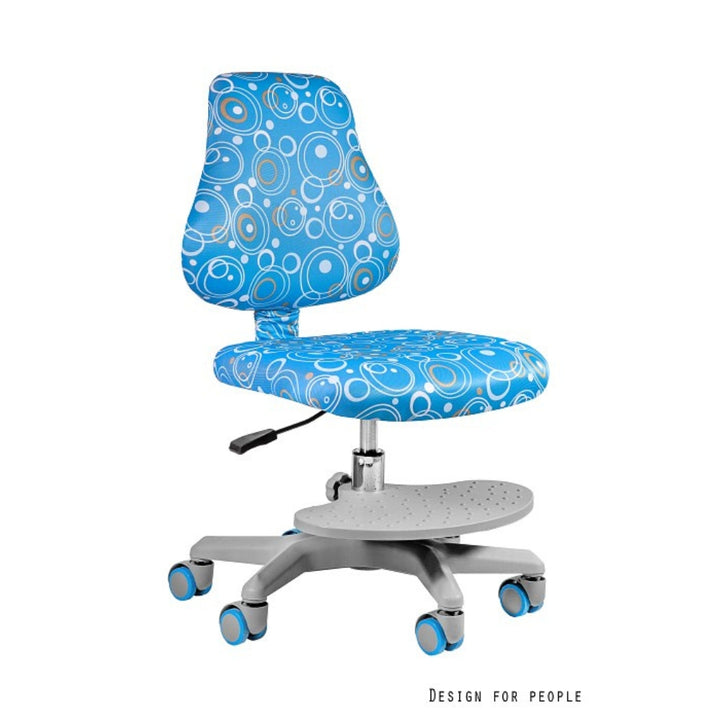 UNIQUE Fotel do biurka dla dziecka BETTY niebieskie
