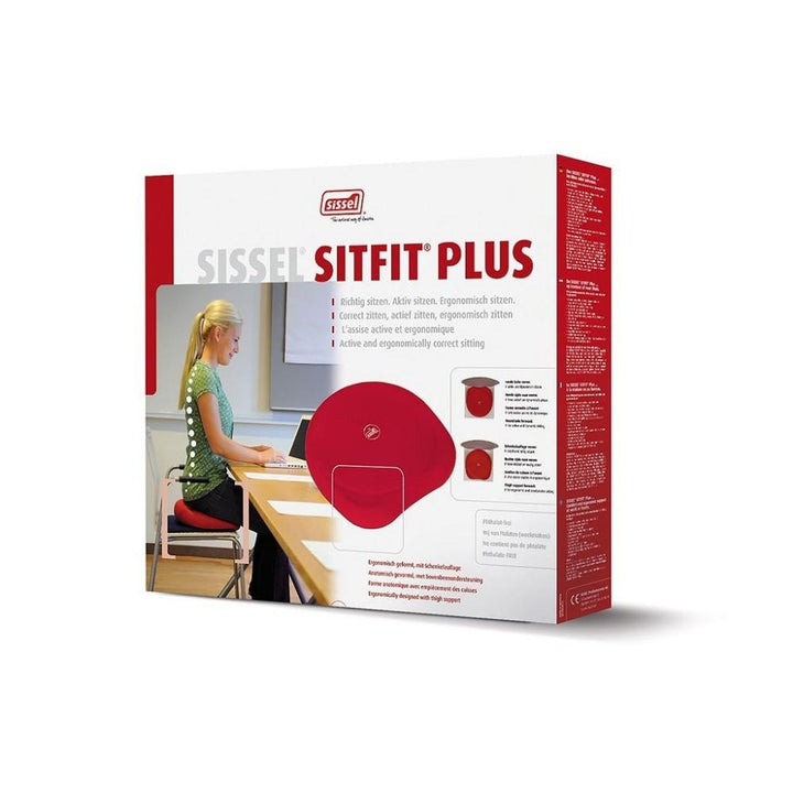 Sissel Sitfit Plus  poduszka sensomotoryczna asymetryczna 37cm czerwona