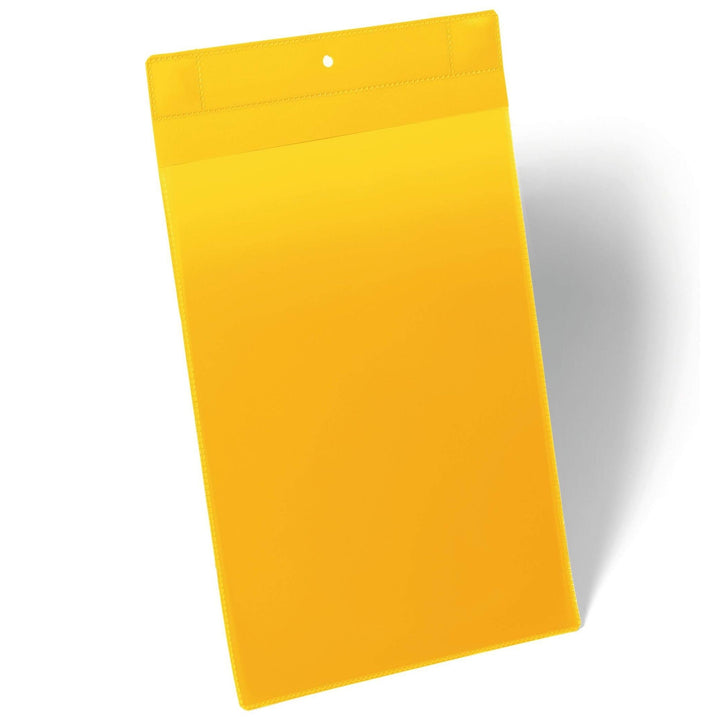 Durable Kieszeń magazynowa na magnes neodymowy A4 pionowa żółta 10szt.
