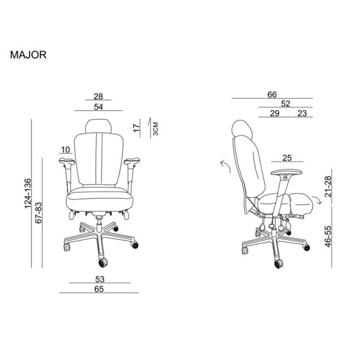 UNIQUE Fotel ergonomiczny Major