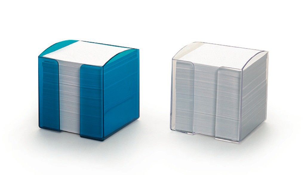 Durable Pojemnik z karteczkami niebiesko przezroczysty Trend (6785382154417)