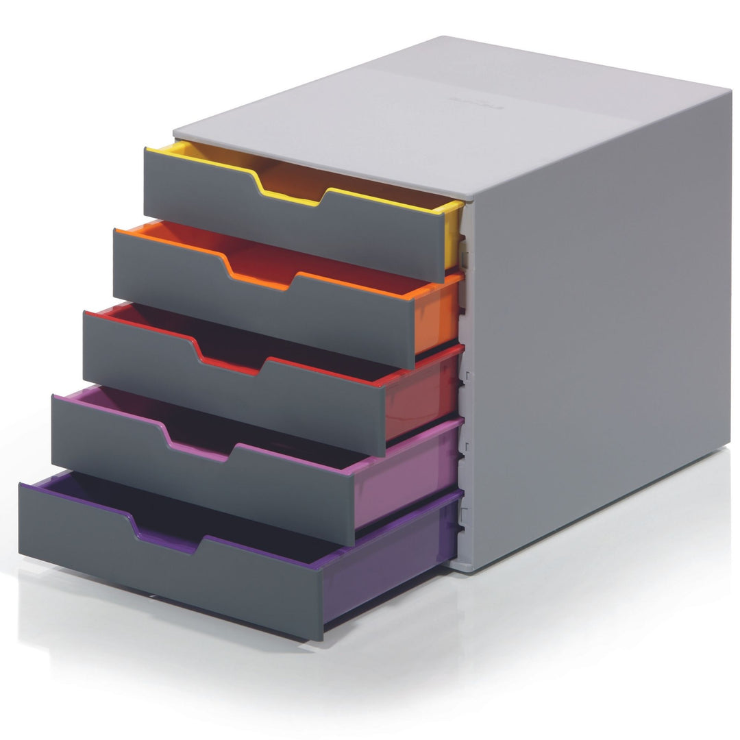 Durable Varicolor pojemnik na dokumenty z 5 szufladami