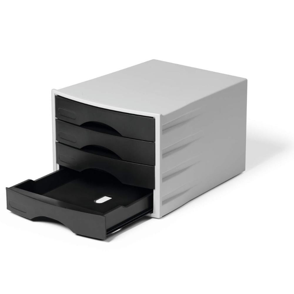 Durable Pojemnik na dokumenty 4 szuflady  czarne
