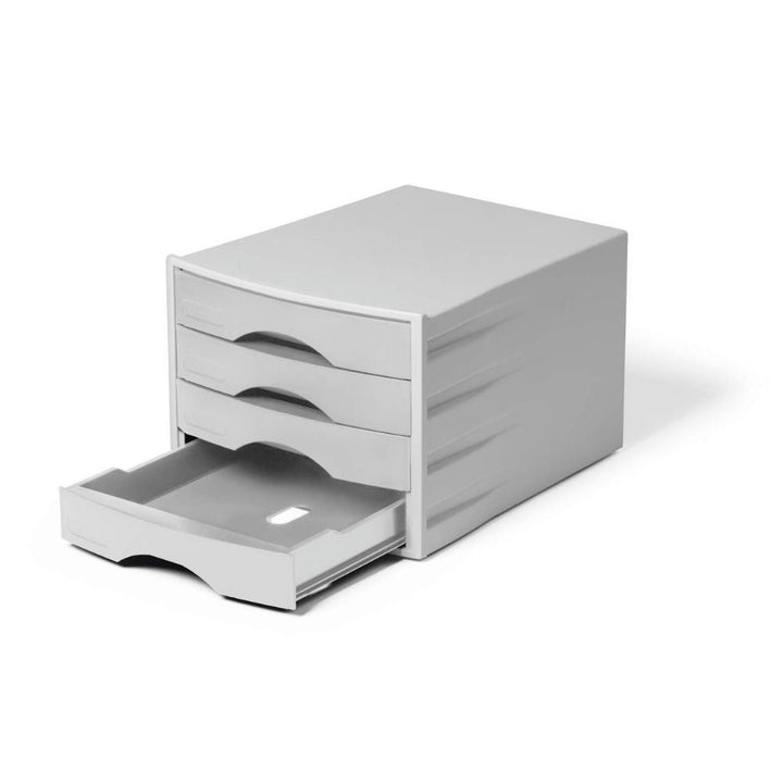 Durable ECO Pojemnik na dokumenty 4 szuflady szare