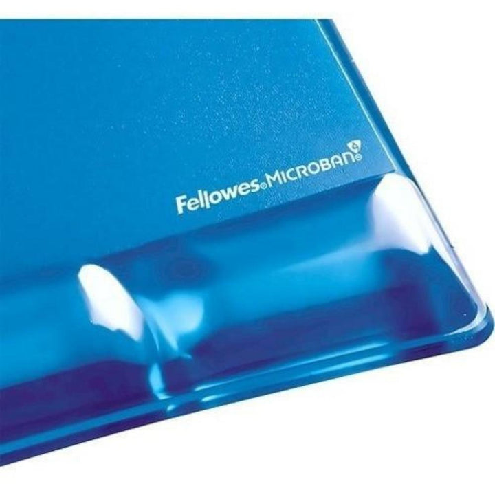 Fellowes Podkładka pod mysz i nadgarstek Health-V Crystal niebieska