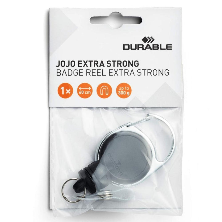 Durable Jojo Extra Strong Mechanizm ściągający do identyfikatorów 1 szt. czarny