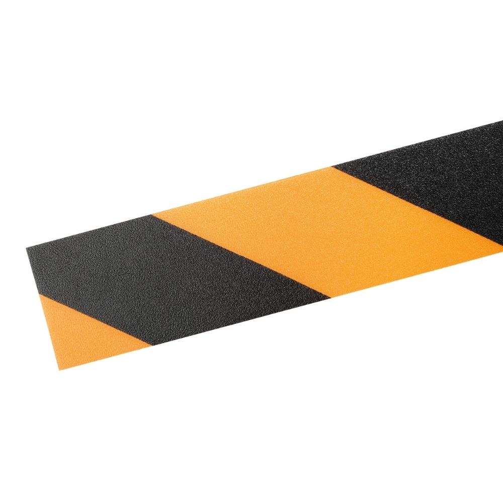 Durable Taśma podłogowa naklejka do znakowania hal i magazynów żółto/czarna 50mm x 30m