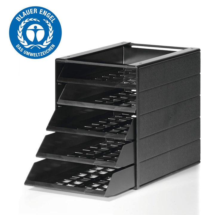 Durable Idealbox Basic sorter pojemnik na dokumenty 5 szuflad antracyt